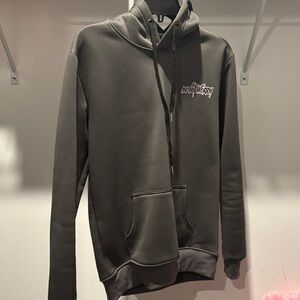 Dark Gray Hoodie with Logo